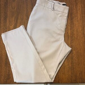 Liz Claiborne Women's Cream Straight Leg Pants